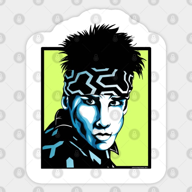 Zoolander Blue Steel Sticker by STRVING